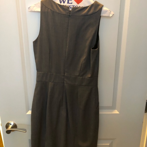 Grey j crew office dress barely worn - Picture 2 of 2